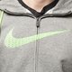 pánska mikina NIKE MIKINA CLUB FLC FZ HOODY 679370091 farba sivá
