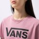 dámske tričko VANS TRIČKO WM FLYING V CREW TEE vn0a3up4bd51 farba ružová