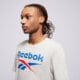 pánske tričko REEBOK TRIČKO BRUNO BIG LOGO CREW NECK SS TEE 100240886 farba sivá