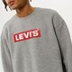 pánska mikina LEVI'S MIKINA T3 RELAXED GRAPHIC CREW 39134-0030 farba sivá