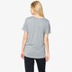 dámske tričko NIKE TRIČKO LS W NSW ESSNTL TOP SS METLLIC 859733091 farba sivá