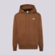 pánska mikina NIKE MIKINA S KAPUCŇOU M NK CLUB BB PO HOODIE fn3859-235 farba hnedá