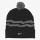 detská čiapka NIKE ČIAPKA NSW LOI POM BEANIE 688769010 farba čierna