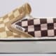 dámske tenisky (obuv) VANS CLASSIC SLIP-ON CHECK MIX MULTI vn000d6ycyj1 farba béžová