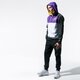 pánska zimná bunda NEW ERA BUNDA NBA HOODED WINDBREAKER LOSLAK WHIBLKTRP 12033458 farba červená