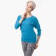 dámska mikina NIKE MIKINA GYM VINTAGE CREW 644331413 farba modrá