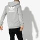 pánska mikina ADIDAS MIKINA TRF FLC HOODIE dn6015 farba sivá