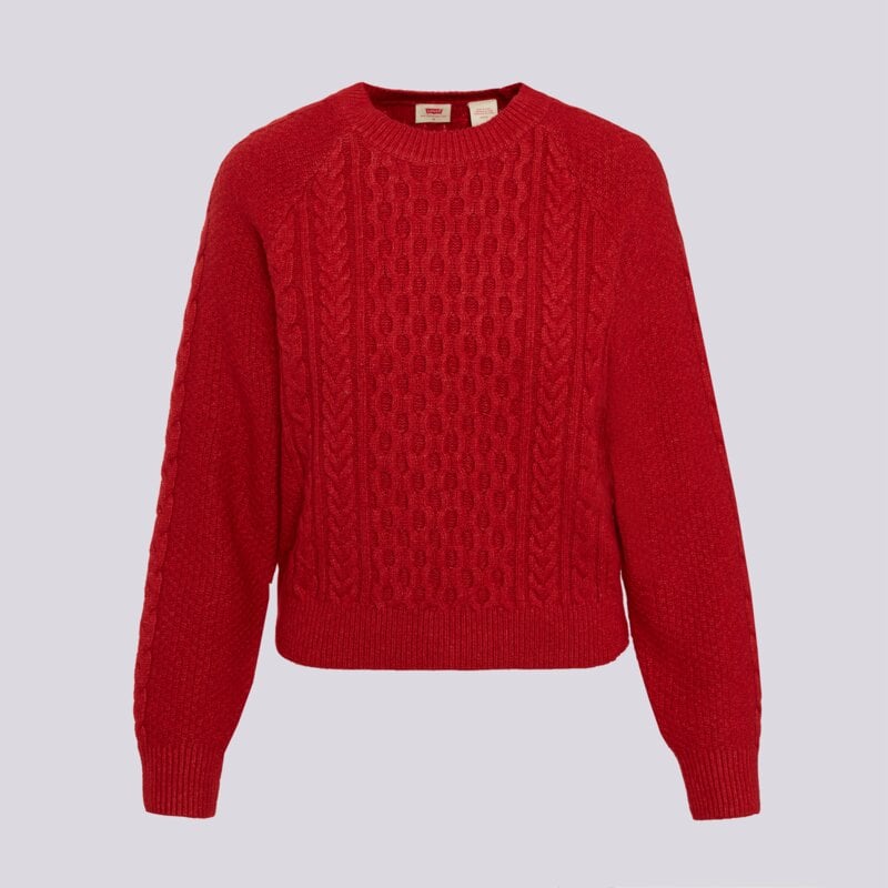 LEVI'S SVETER JOLIE CABLE CREWNECK SWEATER