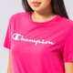 dámske tričko CHAMPION TRIČKO CREWNECK TRIČKO 114911ps025 farba ružová