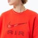 dámska mikina NIKE AIR FLEECE CREW SWEATSHIRT dq6567-696 farba červená