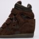 dámske tenisky (obuv) NOKWOL EDEN BROWN LEATHER SUEDE nkedenbrown farba hnedá