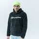 pánska mikina CHAMPION FLÍSOVÁ MIKINA HOODED TOP 214973kk001 farba čierna