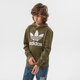 detská mikina ADIDAS MIKINA S KAPUCŇOU TREFOIL HOODIE BOY hd2006 farba khaki