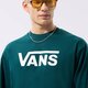 pánske tričko VANS TRIČKO VANS CLASSIC LS vn000k6hy8m1 farba zelená