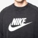 pánska mikina NIKE MIKINA AW77 LT WT CRW-SOLSTICE 728687010 farba čierna