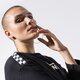 dámske šaty VANS ŠATY CHROMO II DRESS vn0a47ygblk1 farba čierna