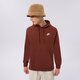 pánska mikina NIKE MIKINA S KAPUCŇOU SPORTSWEAR CLUB FLEECE bv2654-217 farba hnedá