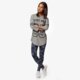 dámske tričko NIKE TRIČKO 3/4 LENGTH GRAPHIC TOP-95 726343091 farba sivá
