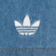 dámska sukňa ADIDAS SUKŇA DENIM SKIRT kd5523 farba modrá