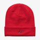 detská čiapka NIKE ČIAPKA ZIMNÁ NIKE SWOOSH BEANIE - BLUE 803734657 farba červená