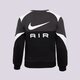 detská mikina NIKE MIKINA K NIKE AIR CREW BOY fz4956-010 farba čierna