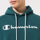 pánska mikina CHAMPION MIKINA S KAPUCŇOU HOODED SWEATSHIRT 218282gs549 farba zelená