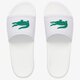 pánske šľapky LACOSTE CROCO SLIDE 119 1 CMA 737cma0018082 farba biela