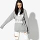 dámska mikina ADIDAS MIKINA OVERSIZED dh3125 farba sivá