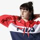 dámska mikina FILA MIKINA LORI HOODIE SWEAT 687042g06 farba tmavomodrá