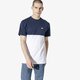 pánske tričko VANS TRIČKO SS MN COLORBLOCK TEE NVY/WHT vn0a3czd5s21 farba tmavomodrá