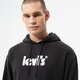 pánska mikina LEVI'S MIKINA S KAPUCŇOU RELAXED GRAPHIC PO 38479-0079 farba čierna