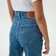 dámske nohavice LEVI'S NOHAVICE  HIGH WAISTED MOM JEAN 26986-0016 farba modrá
