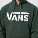 pánska mikina VANS MIKINA S KAPUCŇOU MN   VANS CLASSIC PO HOODIE II vn0a456b4cl farba zelená