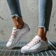 detské tenisky (obuv) ADIDAS SUPERSTAR J  fv3761 farba biela