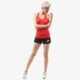 dámske top NIKE TRIČKO TRIČKO-GLAM SWOOSH 666570647 farba červená