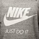 dámska mikina NIKE MIKINA GYM VINTAGE CREW 678383091 farba sivá