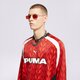 pánske tričko PUMA TRIČKO FOOTBALL JERSEY LONGSLEEVE 627543 13 farba červená