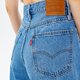 dámske nohavice LEVI'S NOHAVICE  XL FLOOD a4020-0003 farba tmavomodrá