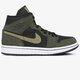 dámske tenisky (obuv) WMNS AIR JORDAN 1 MID  bq6472-030 farba zelená