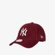 dámska šiltovka NEW ERA ČIAPKA WMNS FASHION CORD 940 NYY PNK NEW YORK YANKEE 60184839 farba bordová