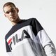 pánska mikina FILA MIKINA STRAIGHT BLOCKED CREW 681255i85 farba sivá