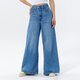 dámske nohavice LEVI'S NOHAVICE  XL FLOOD a4020-0003 farba tmavomodrá