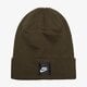 detská čiapka NIKE ČIAPKA ZIMNÁ FUTURA BEANIE RED 803732347 farba khaki