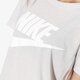 dámske tričko NIKE TRIČKO SS W NSW ESSNTL TEE HBR 829747-093 farba sivá