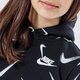 detská mikina NIKE MIKINA S KAPUCŇOU SPORTSWEAR GIRL dc3429-010 farba čierna