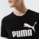 pánske tričko PUMA TRIČKO ESS LOGO TEE - PUMA BLACK 58666601 farba čierna
