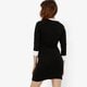 dámske šaty ADIDAS ŠATY 3 STRIPES DRESS ADICOLOR dv2567 farba čierna