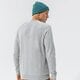 pánska mikina ADIDAS MIKINA TREFOIL CREW h06650 farba sivá