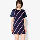 dámske šaty ADIDAS ŠATY TEE DRESS bj8369 farba tmavomodrá