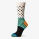 dámske ponožky HAPPY SOCKS PONOŽKY STRIPES DOTS sdo011000 farba viacfarebná
